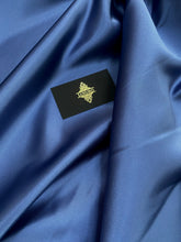 Tafta Fixa Premium Sidefata Albastru Marin